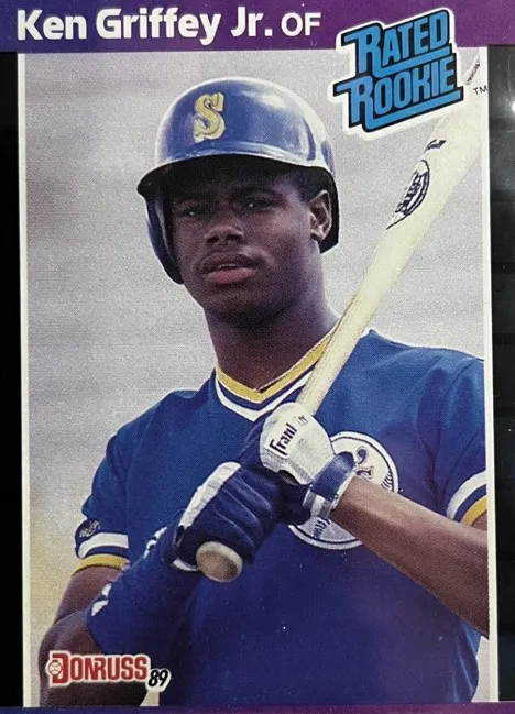 1989 Ken Griffey Jr. 1989 Donruss #33 Ken Griffey Jr. RR RC UER/Born in Donora, PA - zoom