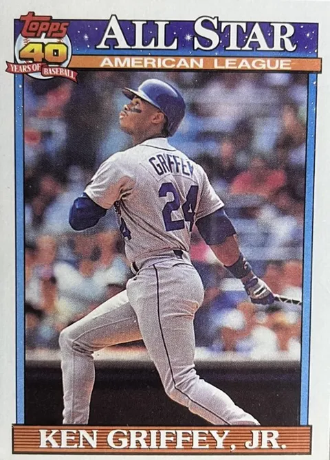 1991 Ken Griffey Jr. 1991 Topps #392 Ken Griffey Jr. AS - zoom