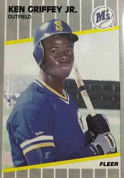 1989 Ken Griffey Jr. 1989 Fleer #548 Ken Griffey Jr. - zoom