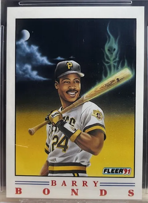 1991 Barry Bonds 1991 Fleer Pro-Visions #1 Barry Bonds/Factory set exclusive - zoom