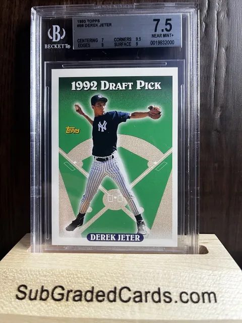 1993 Derek Jeter 1993 Topps #98 Derek Jeter RC - front