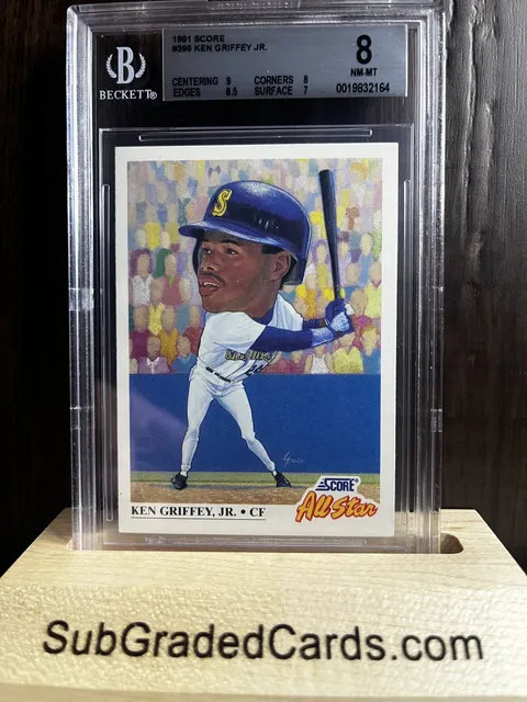 1991 Ken Griffey Jr. 1991 Score #396 Ken Griffey Jr. AS - front