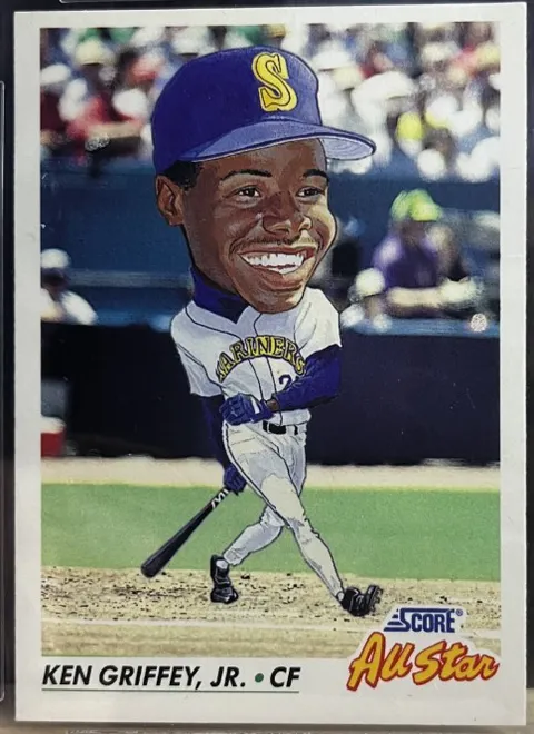 1992 Ken Griffey Jr. 1992 Score #436 Ken Griffey Jr. AS - zoom