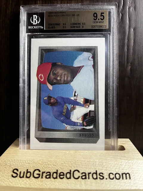 1989 Ken Griffey Jr. 1989 Bowman #259 Ken Griggey Sr / Jr - front