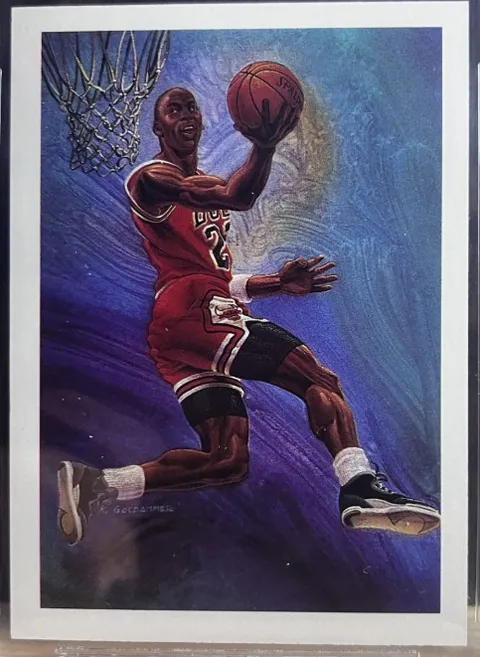 1990 Michael Jordan 1990-91 Hoops #358 Michael Jordan TC - zoom