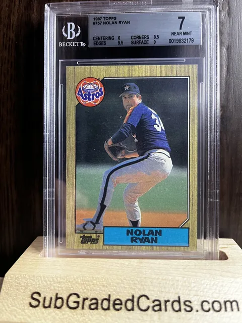 1987 Nolan Ryan 1987 Topps #757 Nolan Ryan - front