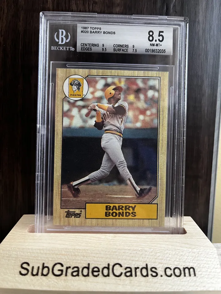 1987 Barry Bonds 1987 Topps #320 Barry Bonds RC - front