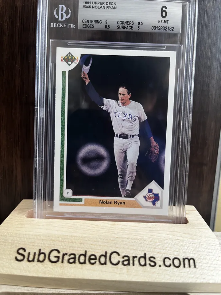 1991 Nolan Ryan 1991 Upper Deck #345 Nolan Ryan - front