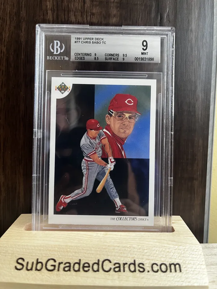 1991 Chris Sabo 1991 Upper Deck #77 Chris Sabo TC - front