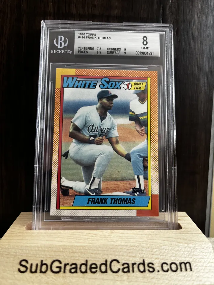 1990 Frank Thomas 1990 Topps #414 Frank Thomas RC - front