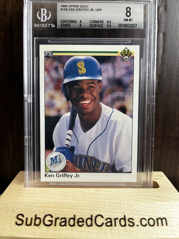 1990 Ken Griffey Jr. 1990 Upper Deck #156 Ken Griffey Jr. UER/Simultaniously - front