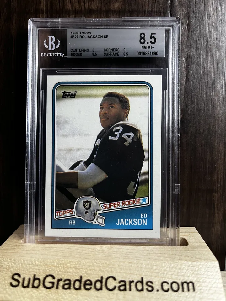 1988 Bo Jackson 1988 Topps #327 Bo Jackson SR RC - front