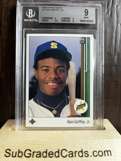 1989 Ken Griffey Jr. 1989 Upper Deck #1 Ken Griffey Jr. - front