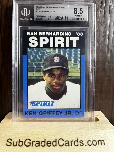 1988 Ken Griffey Jr. 1988 San Bernardino Spirit Best #1 Ken Griffey Jr. - front