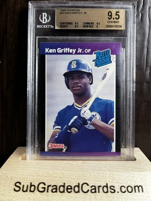 1989 Ken Griffey Jr. 1989 Donruss #33 Ken Griffey Jr. - front