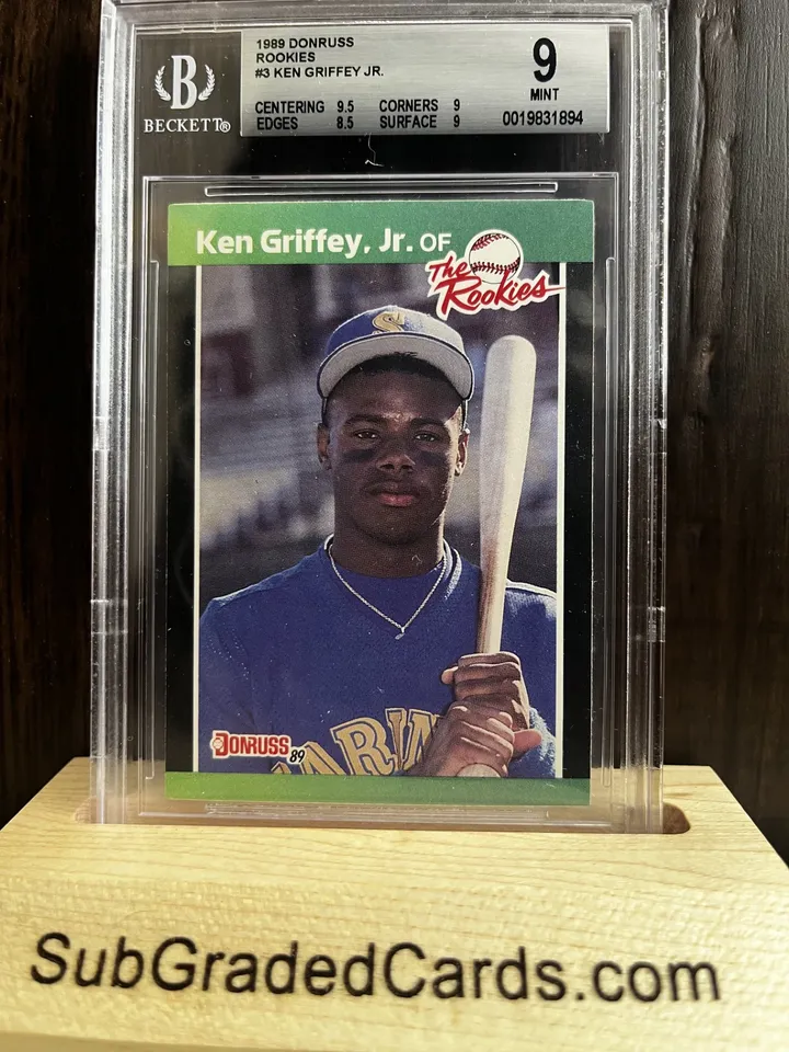 1989 Ken Griffey Jr. 1989 Donruss Rookies #3 Ken Griffey Jr. - front