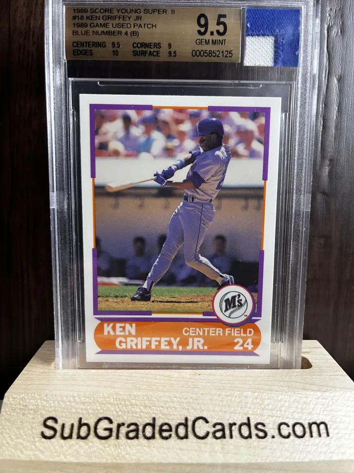 1989 Ken Griffey Jr. 1989 Score young Super II #18 Ken Griffey Jr. - front