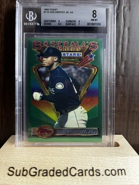 1993 Ken Griffey Jr. 1993 Finest #110 Ken Griffey Jr. AS - front